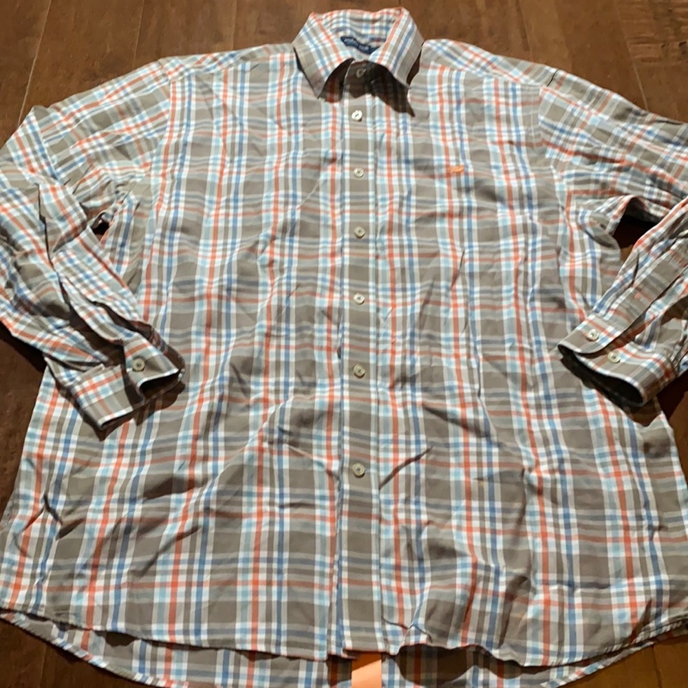 Men’s size large southern marsh button front shirt